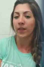 Monica Fontalva, em imagem fornecida do depoimento