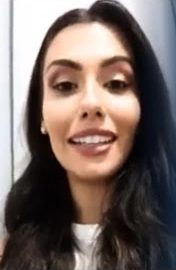 Giovanna Luconi, em imagem fornecida do depoimento